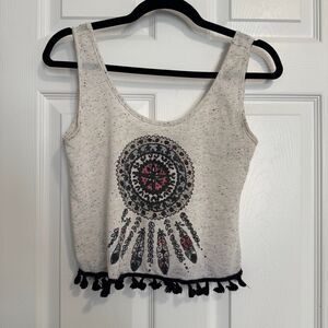 Boho Tank Top Size XS